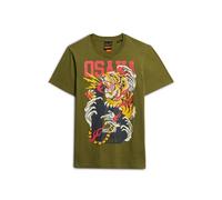 Superdry Osaka 6 Narrative Standard Short Sleeve T-shirt Vert S Homme