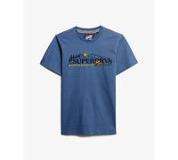 Superdry T-shirt manches courtes Outdoor Scene Relaxed Fit Bleu L Homme