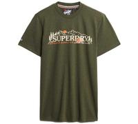Superdry Outdoor Scene Relaxed Fit Short Sleeve T-shirt Vert L Homme