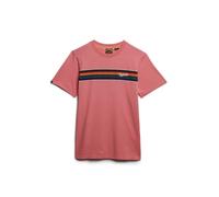 T-shirt Superdry Outdoor Stripe Logo Relaxed Rose S