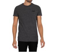 T-shirt Superdry - Plain T-Shirts - Pour Homme - Gris - Manches courtes - Coton biologique S