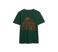Superdry T-shirt Retro Outdoor coupe décontractée manches courtes Vert XL