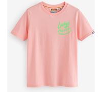 T-shirt Superdry Roadside Fair imprimé décontracté à graphique café
