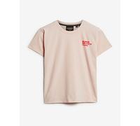 Superdry Sport Luxe Graphic Fitted Short Sleeve T-shirt Rose M Femme