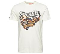 T-shirt Superdry Tattoo Script Graphic Blanc XL