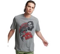 Superdry Vintage Crossing Lines Bk Short Sleeve T-shirt Gris XS Homme