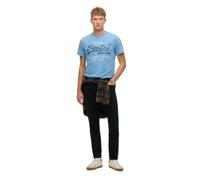 Superdry & Co T-Shirt 'Classic' saphir / bleu ciel / blanc, Taille M