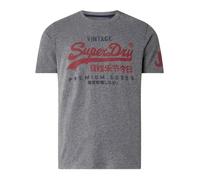 T-shirt - SUPERDRY - Vintage Logo Classic - Manches courtes - Gris - Coton XS
