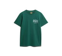 Superdry Classic Vintage Logo Heritage Short Sleeve T-shirt Vert S Homme