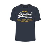 Superdry T-shirt Vl Heritage Relaxed – manches courtes Bleu XL Homme