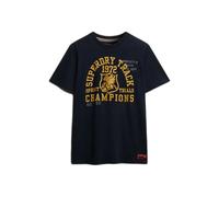 Superdry T-shirt Vintage Prep Relaxed Fit manches courtes Bleu XL Homme
