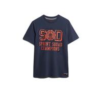 T-shirt Superdry Vintage Prep Relaxed Bleu L