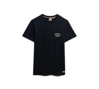 Superdry & Co T-Shirt 'Vintage Prep' bleu marine / gris, Taille S
