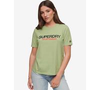 T-shirt Superdry Vintage Relaxed à manches courtes vert clair rouge femme. - M