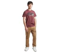 Superdry Vintage Script Style Coll Short Sleeve T-shirt Violet M Homme