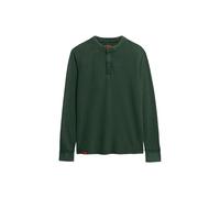 T-shirt Superdry Vintage Textured Grandad LS Hommes