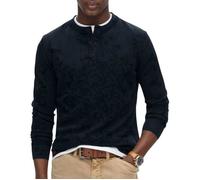 T-shirt Superdry Vintage Textured Grandad LS Hommes S