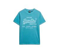 Superdry T-shirt Vl Neon Relaxed manches courtes Bleu Taille S Homme