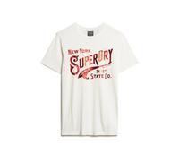 Superdry Metallic Workwear Graphic Short Sleeve T-shirt Blanc 2XL Homme