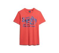 Superdry Metallic Workwear Graphic Short Sleeve T-shirt Orange 2XL Homme