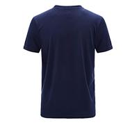 T-shirt surdimensionné pour homme - Séchage rapide - Manches courtes - Décontracté - Léger - Manches courtes - Couleur unie - Col rond - Sous-vêtement de course, bleu foncé, XXXXXXL