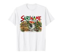 T-Shirt Suriname Drapeau Suriname Graphique Amant Surinamais T-Shirt