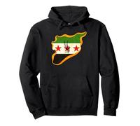 T-Shirt Syrie pour Femmes, Hommes, Enfants, Motif Drapeau syrien Sweat à Capuche