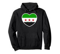 T-Shirt Syrie pour Femmes, Hommes, Enfants, Motif Drapeau syrien Sweat à Capuche