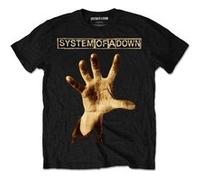 T-shirt systemofadown hand unisexe noir taille xl Noir G