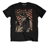 T-shirt systemofadown liberty bandit unisexe noir taille xl Noir G
