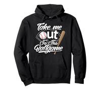 T-Shirt Take Me Out to The Ball Game Tailles familiales Sweat à Capuche