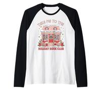T-Shirt Take Me to The Holiday BookClub pour Les Amoureux des Livres Manche Raglan