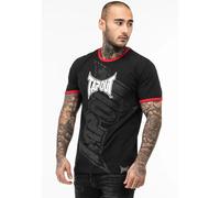 Tapout T-shirt Trashed à manches courtes Noir/Rouge/Blanc Taille M Homme