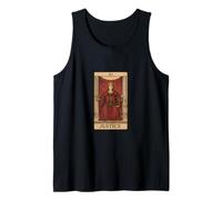 T-Shirt Tarot Cart Justice Tarot Card Débardeur