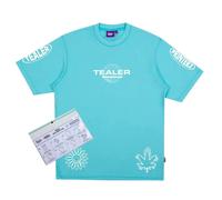 T-shirt Tealer Basic + Patch Bleu S