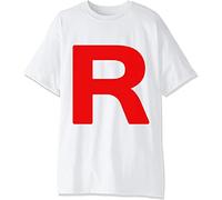 T-shirt Team R Letter Symbol Rocket Jesse and James pour homme., blanc, S