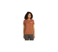 Icebreaker Merino 150 Tech Lite Adventure Ride Short Sleeve T-shirt Marron L Femme