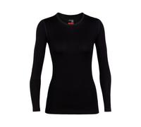 T-shirt technique ICEBREAKER 260 Tech Ls Crewe (noir) femme XL