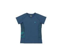 T shirt technique lagoped teetrek bleu fonce femme