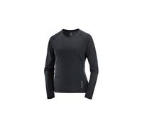 T shirt technique manches longues femme salomon cross run noir