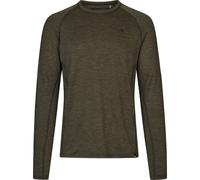 T-shirt technique manches longues Seeland Peak Pine green melange L