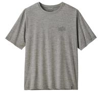 Patagonia T-shirt technique Cap Cool Daily Great Waves Gris XS