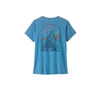 T-Shirt technique PATAGONIA W's Cap Cool Daily Shirt - Cloud Crag (Shore Blue - Light Shore Blue X-Dye) Femme L