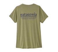 T-shirt technique PATAGONIA W's Cap Cool Daily Shirt - Hut Tripper (Gumtree Green - Light Gumtree Green X-Dye) Femme S