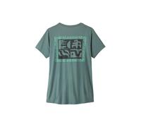 T-shirt technique PATAGONIA W's Cap Cool Daily Shirt - Mother Rays (Blue Sage - Light Blue Sage X-Dye) Femme S