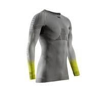 T-shirt technique X-BIONIC INVENT FX SHIRT (RHINO GREY/LIGHT GREY/CANARY) Homme S