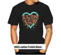 T-shirt TELALEO All Time Low Brick Wall Skull Men's Black cotton XXXXXL