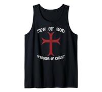 T-Shirt Templier « Son of God Warrior of Christ » Débardeur