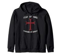 T-Shirt Templier « Son of God Warrior of Christ » Sweat à Capuche