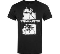 Terminator - T-shirt effet graffiti 'Genisys' - Homme (M) (Noir) - UTNS4049 Noir G